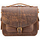 Leather bag 'Leonardo' (aging brown), Messenger Bag, St. Petersburg,  Фото №1