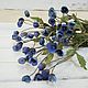Маленькие голубые цветы. Композиции. Ксения (RoseOfDesires). Интернет-магазин Ярмарка Мастеров.  Фото №2