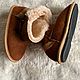 Homemade sheepskin terracotta ugg boots, Ugg boots, Moscow,  Фото №1