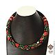 Заказать Жгут "Хохлома". ARSUNA JEWELRY. Ярмарка Мастеров. . Колье Фото №3