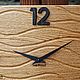 Wall clock made of wood Wave. Watch. Mitkin_workshop. My Livemaster. Фото №6