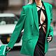 Сатиновый хлопок ALTA MODA. Цвет мятный. Ткани. Mariteks  Итальянские  ткани. Ярмарка Мастеров.  Фото №4