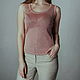 100% linen women's classic tank top. Tanks. Exclusive linen jersey from Elena. Online shopping on My Livemaster.  Фото №2