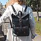  Women's leather backpack bag dark green Chloe SR33-732, Backpacks, St. Petersburg,  Фото №1
