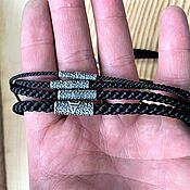 Украшения handmade. Livemaster - original item Nylon cord with beads 2 mm. Handmade.
