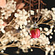 Подвеска на шею Симона красный тюльпан, цветок лэмпворк, tf46-m, Подвеска, Москва,  Фото №1