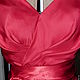 vintage silk dress with a fluffy skirt of 'Lady in red'. Dresses. Lana Kmekich (lanakmekich). My Livemaster. Фото №4