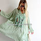 Туника бохо "Мятное лето2". Туники. Boho love. Ярмарка Мастеров.  Фото №4