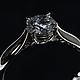Кольцо "Plexus of Fate" из белого золота с Бриллиантом. Кольцо помолвочное. BUGAKOV jewelry. Интернет-магазин Ярмарка Мастеров.  Фото №2