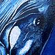 Заказать Интерьерная картина Вдох -кит в прыжке, синее море, ночь, волны, океан. Художник Наталья Ершова. Ярмарка Мастеров. . Картины Фото №3