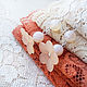 Заказать комплект "персиковый". Romantic accessories. Ярмарка Мастеров. . Комплекты украшений Фото №3