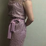 Dress to order .Silk dress with lining. Custom-made clothing