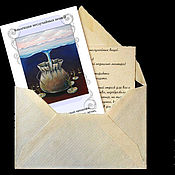 Руническая живопись «в конверте» Воин. Автор – Trish