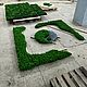 Стена из мха Инь Янь 2*2м. Панно. Green.Box. Ярмарка Мастеров.  Фото №4