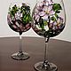 Order Apple blossom glasses with stained glass painting. vitrazhnaya-rospis (vitrazhnaya-rospis). Livemaster. . Wine Glasses Фото №3