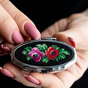 Для дома и интерьера handmade. Livemaster - original item Pillbox with embroidery 