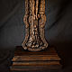 The cross carved with the crucifixion. On the stand. Walnut. Icons. ikon-art. My Livemaster. Фото №4