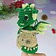Дракончик в яйце. Зеленый мягкий дракон. Символ 2024 года. Мыло. Softtoys/Игрушки ручной работы от Мануш Марии. Интернет-магазин Ярмарка Мастеров.  Фото №2