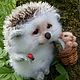 Hedgehog Filippok and Hom's hamster. Stuffed Toys. Galliniart. Ярмарка Мастеров.  Фото №5