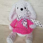 Куклы и игрушки ручной работы. Ярмарка Мастеров - ручная работа Soft toys: Bunny knitted 30 cm. Marshmallow tender Bunny.. Handmade.