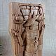 Бог Анубис, древнеегипетский бог, статуэтка из дерева. Статуэтки. Дубрович Арт. Ярмарка Мастеров.  Фото №5