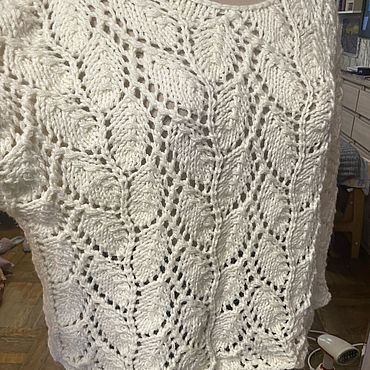 Одежда ручной работы. Ярмарка Мастеров - ручная работа Вязаный пуловер. Handmade.