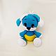 Blue puppy in a diaper. Stuffed Toys. ToysAndToys. Online shopping on My Livemaster.  Фото №2