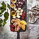 Заказать Tablero de alimentación Antipasti en un soporte de roble oscuro. Foksvudrus. Ярмарка Мастеров. . Trays Фото №3