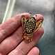 Винтаж: Damascene. Брошь. Артикул: KoB08A2(54525652). Броши винтажные. Костюм и брошь. Ярмарка Мастеров.  Фото №11