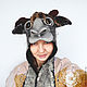 Order Cap 'gray goat'. HANDMADE Studio. Livemaster. . Caps Фото №3