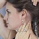 Узкое позолоченное кольцо Капля перламутра из серебра 925 пробы. Кольца. JEWELRY MARKET. Ярмарка Мастеров.  Фото №4