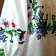 Order Women's embroidered blouse 'Spring bouquet' ZHR2-211. babushkin-komod. Livemaster. . Blouses Фото №3