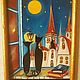 Картина "Коты у окна". Картины. Лилия Ермакова (liliya-67). Ярмарка Мастеров.  Фото №5