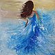 Assol, Running on the waves. Painting on canvas on stretcher, Pictures, Yaroslavl,  Фото №1