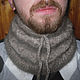 Men's knitted snood Twilight. Snudy1. Warm Yarn. Online shopping on My Livemaster.  Фото №2
