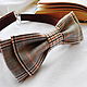Checkered Bow Tie Italian Fabric, Ties, St. Petersburg,  Фото №1