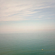 Минималистичная фотокартина море для интерьера «...просто лётная погода» – Этрета, Франция. Ануфриева Елена -- Спокойный морской пейзаж. Прекрасное место, где море встречается с небом : )