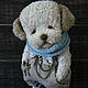Gray-blue puppy... Ted, Stuffed Toys, Shadrinsk,  Фото №1