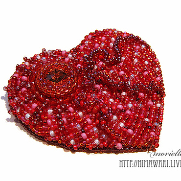Украшения ручной работы. Ярмарка Мастеров - ручная работа Брошь Heart. Handmade.