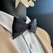 Аксессуары handmade. Livemaster - original item Bow tie with black feathers. Handmade.