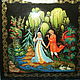Decorative miniature panel with the author's painting ' snow maiden', Pictures, Sizran,  Фото №1