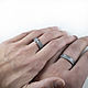 Titanium Matte Wedding Rings. Wedding rings. asgdesign. My Livemaster. Фото №6