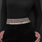 Аксессуары handmade. Livemaster - original item Silver Plated Jewelry Ethno Belt Bracelet Slave Teak Necklace Tiara. Handmade.