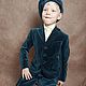 Бархатный детский костюм, bespoke технология. Карнавальный костюм. Gleamnight Victorian Baby. Ярмарка Мастеров.  Фото №5