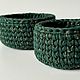 Подарочный набор. Вязаные интерьерные корзины. Корзины. JAY KNIT - СУМКИ - КОРЗИНЫ - ДЕКОР. Интернет-магазин Ярмарка Мастеров.  Фото №2