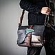 Сумка кожаная GAUCHO Borges А4+ Арт-хаус Авторская работа Этно-стиль. Классическая сумка. кожаных дел мастер Андрей (wesmont). Ярмарка Мастеров.  Фото №11