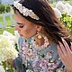 *Вlue Magdalena* designer Oksana Prince. Диадемы. Oksana Prince. Ярмарка Мастеров.  Фото №4