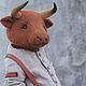 Тедди Бык. Teddy bull. Teddy. Мишки Тедди. Teddy bears by Olga handmade xelga_grakova. Ярмарка Мастеров.  Фото №4