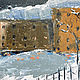 'Moscow. Snow courtyard ' acrylic (Moscow, city landscape), Pictures, Korsakov,  Фото №1
