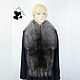 Chic fur scarf boa fur black-brown Fox. VN-408. Collars. Mishan (mishan). Online shopping on My Livemaster.  Фото №2